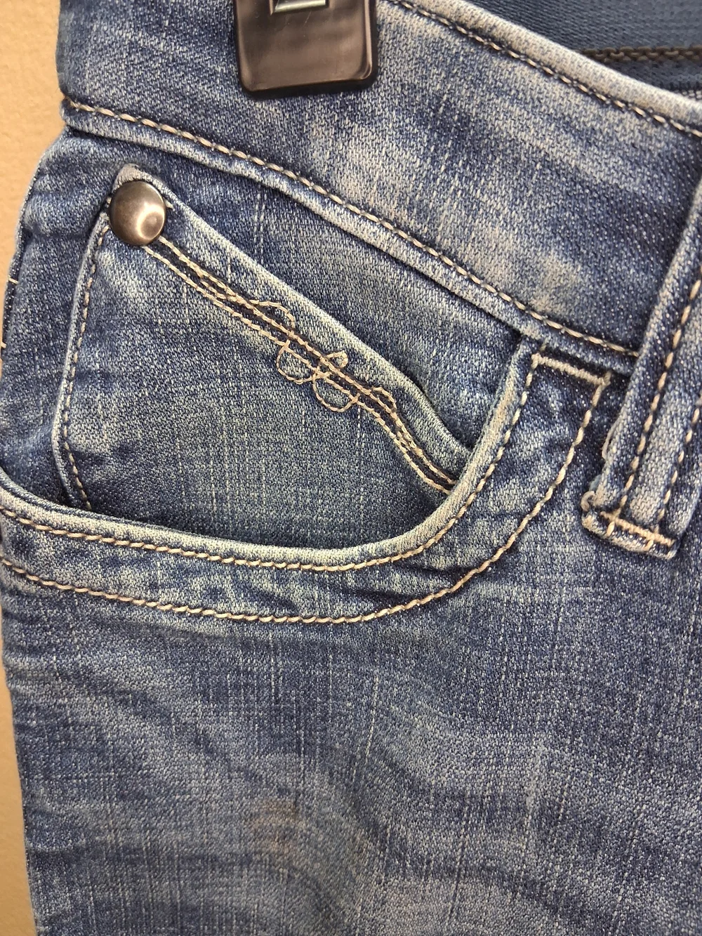 Wrangler Willow Ultimate Riding Jeans Women's 5x34 Blue Bootcut Stretch 10WRW60D - Picture 5 of 10